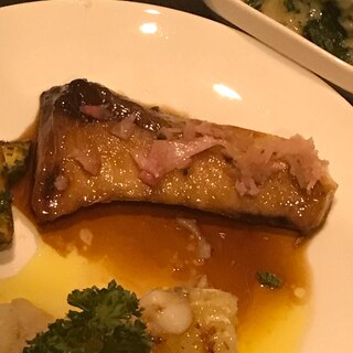 ぶりの洋風照り焼き